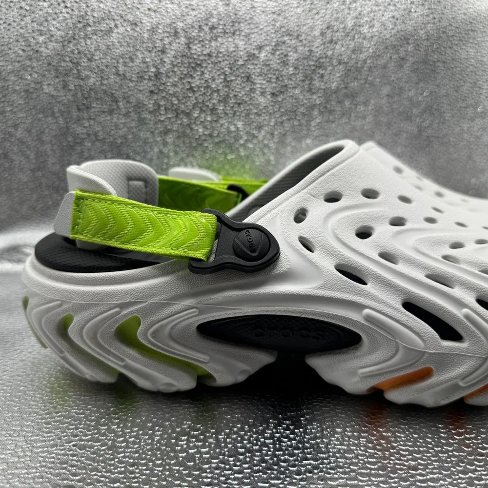 Size M10/W12 Crocs Echo Clog Unisex Stucco Excellent Sporty Lightweight Comfort